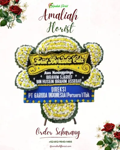 Papan Bunga Duka di Pulorejo