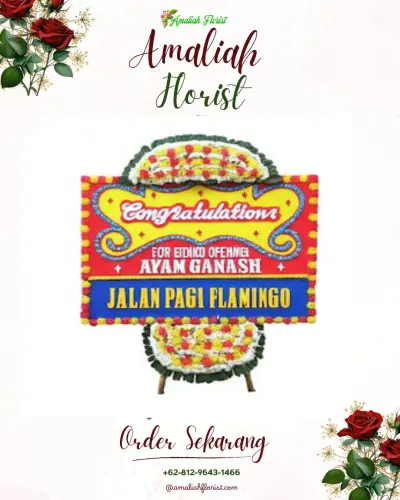 Bunga Papan Congratulation di Pulorejo
